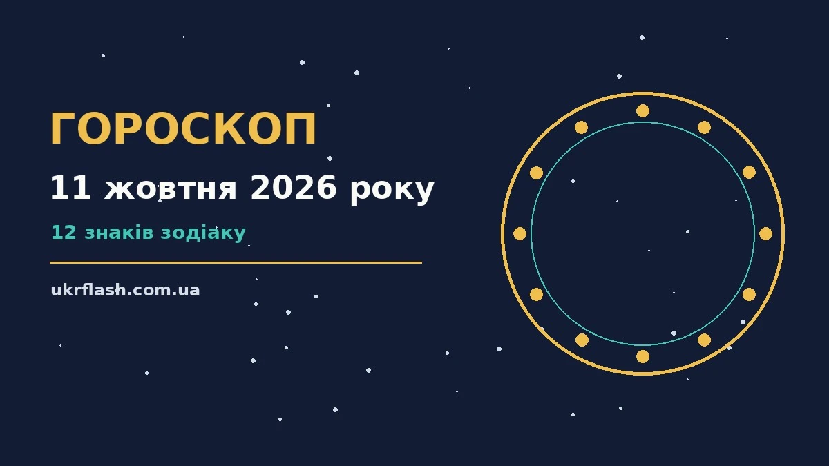 Гороскоп на 11 жовтня 2026 року: настрій і шанси дня для роботи, дому й кохання