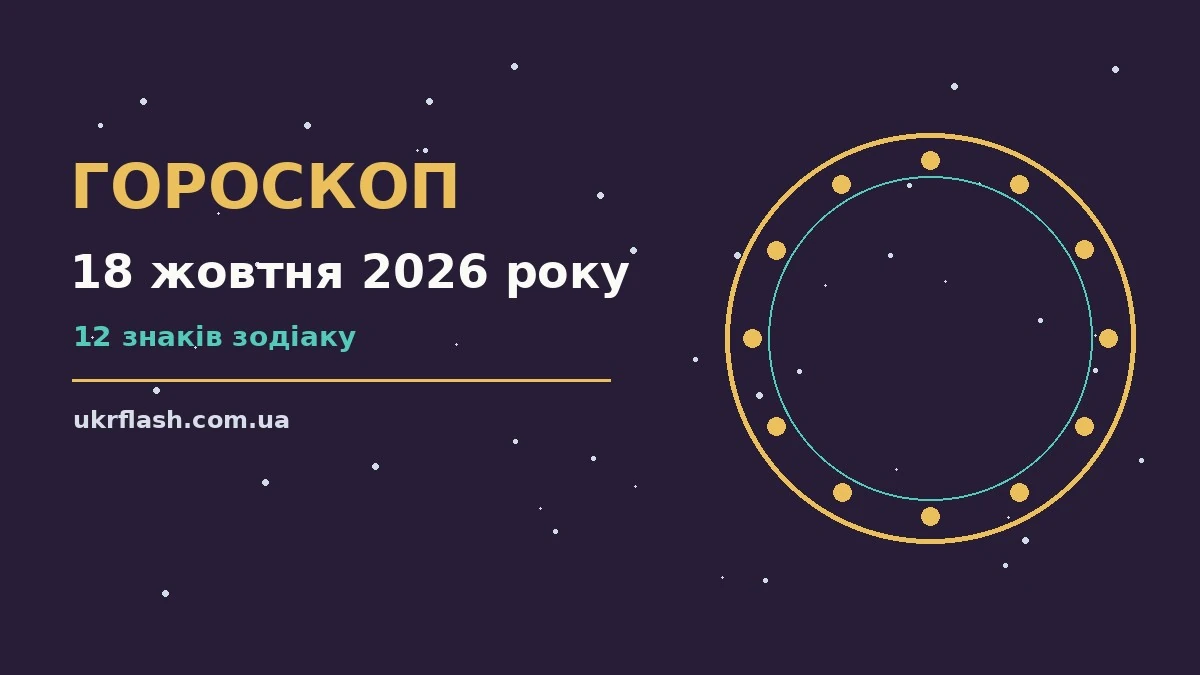 Гороскоп на 18 жовтня 2026 року: настрій і шанси дня для роботи, дому й кохання