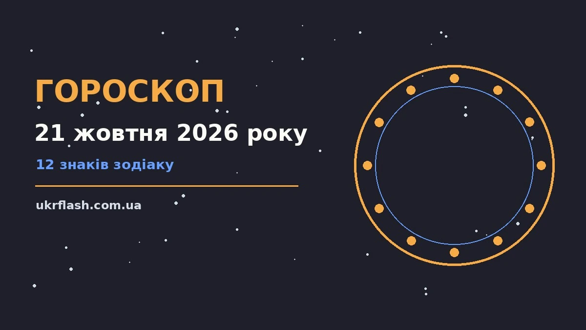 Гороскоп на 21 жовтня 2026 року: настрій і шанси дня для роботи, дому й кохання